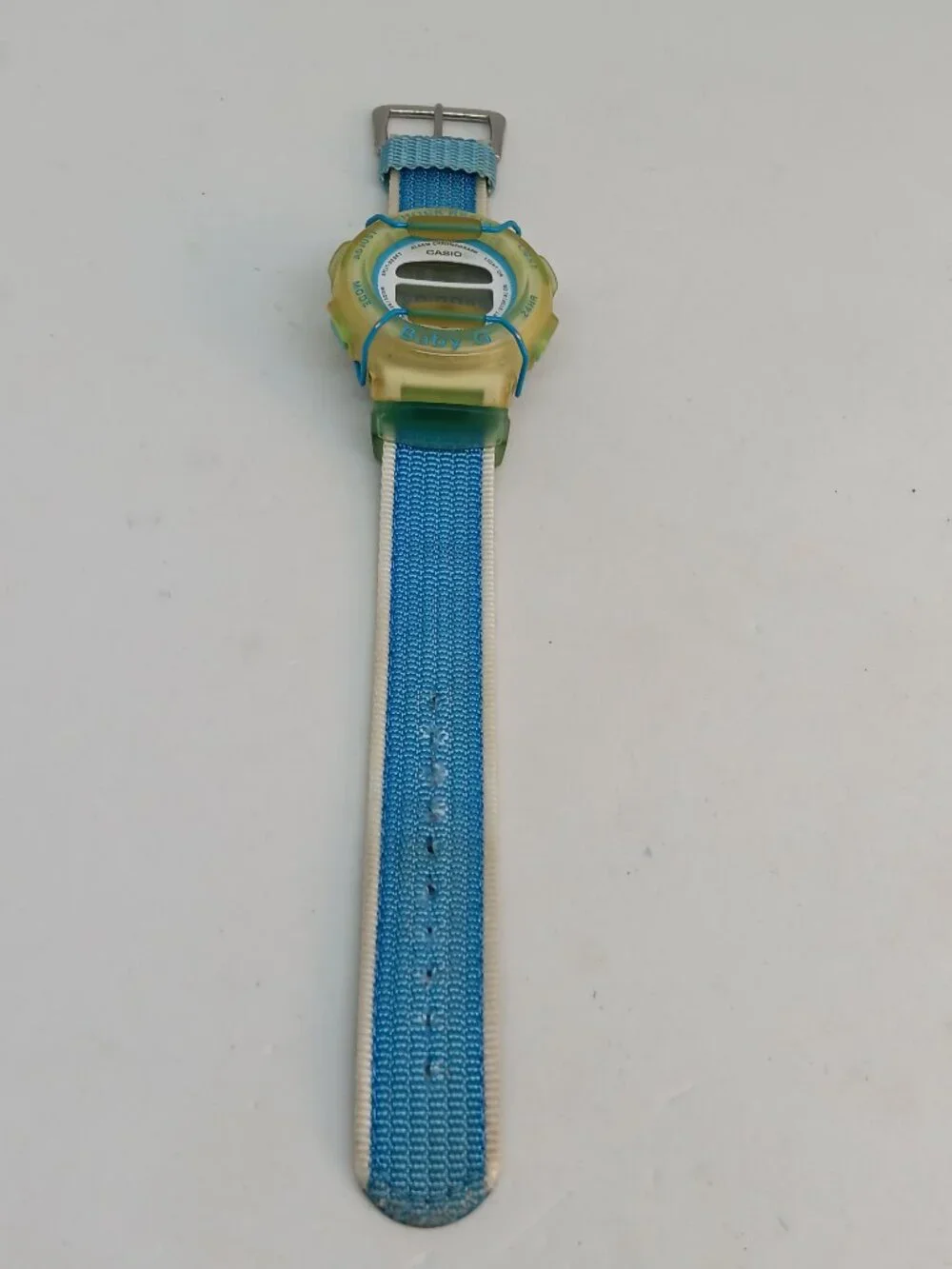 VINTAGE 1997 Casio Baby G BG-212 [1523] Women's 39mm Digital Watch NEW BATT